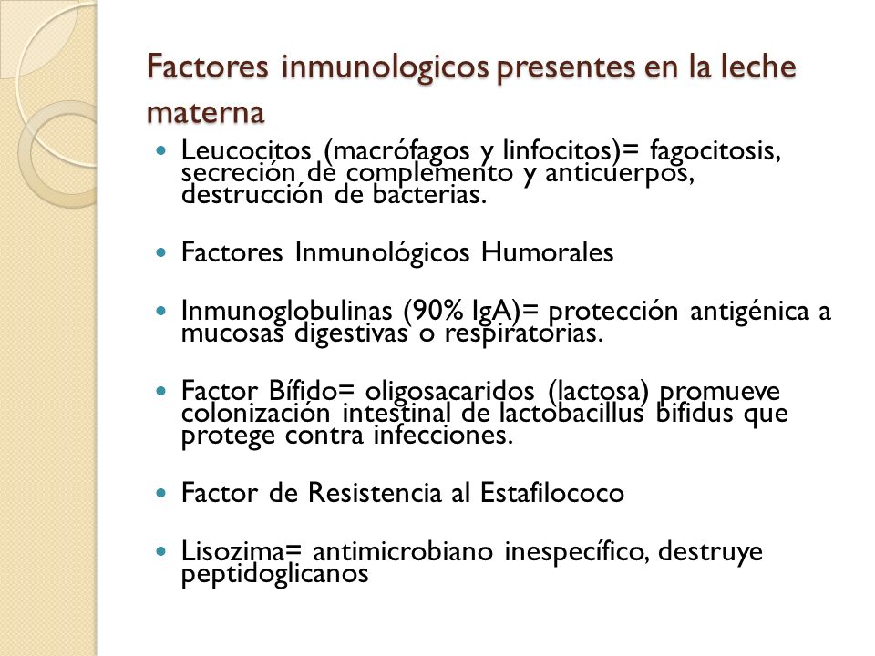 Funcion de la iga en la leche materna